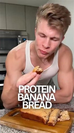Muscle Building Banana Bread (High Protein)💪🏼🍌
