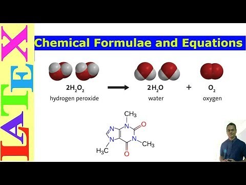 Basic Chemical Formulae and Equations in Latex (Latex Basic Tutorial-21)