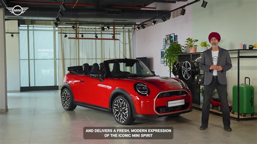 Sky Included. Roof optional. Join us LIVE as we launch the all-new MINI Convertible — where unmistakable style meets open-air thrill, and every drive feels like a ride on the wild side. Tune in. Buckle up. Let’s roll. #MINICooperConvertible #MINIIndia #OpenForFun #DropTheTop #LiveLaunch #ConvertibleLife #MINIStyle #RoofDownVibes #GoKartFeeling #MINILive | MINI