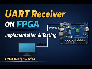 UART Receiver Implementation on FPGA using Verilog | Basys-3 | FPGA Design Series