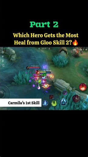 The heroes Get The Most Heal From Gloo's 2nd Skill! 🔥 Part 2