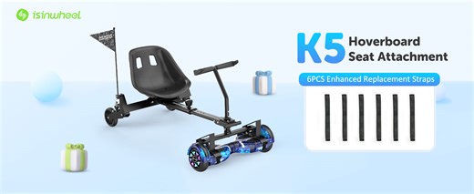Watch K5 hoverboard attachment Unboxing on Amazon Live