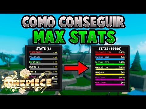 [AOPG] COMO CONSEGUIR MAX STATS RAPIDO Y FACIL En A One Piece Game (Roblox One piece)