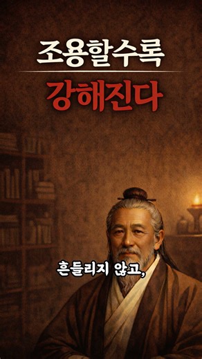 조용한 사람이 강한 이유