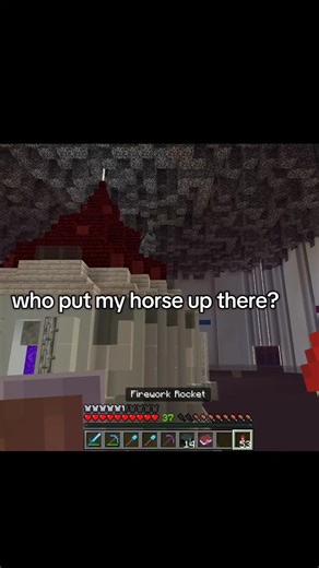 I love Pranks but my horse doesn't 🤪 #Pranks #minecraft #gaming #lol #Rocketcraft