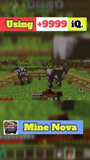 Only 9999 IQ Players Will Understand This 😎 Minecraft Trick