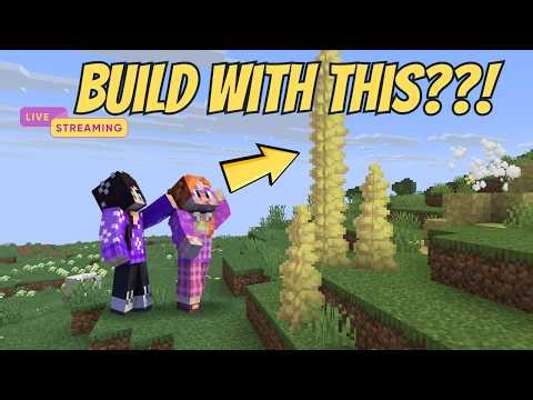 NEW SULFUR BLOCKS - Can we BUILD with them? | Live Stream with friends