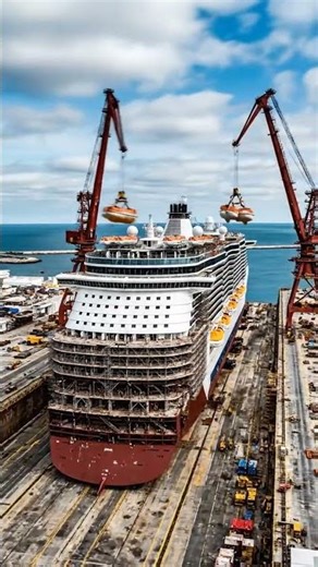“How a Giant Cruise Ship Is Built | From Steel Hull to Floating City”