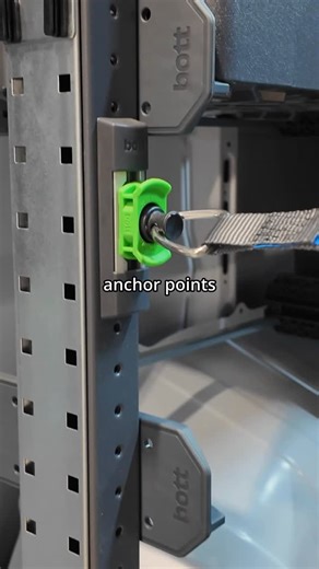 bott Smartvan USA on Instagram: "Love using these lashing straps to secure my larger equipment and toolboxes when in transit 💪 • What’s great about these lashing straps is that they can be positioned ANYWHERE along the sides, and the bottom, of the bott racking system’s frames. Talk about maximizing organization and customization! •⁣⁣⁣⁣ Special thanks to Basin Upfitting (@basin_nation), basinupfitting.com, for this footage and upfitting this Promaster with our bott racking system and the Systai