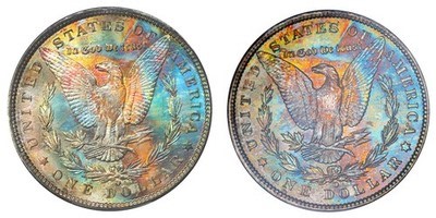 1900-O PCGS MS64 MORGAN $ - GORGEOUS MULTICOLOR - RAINBOW TONED (VIDEO) | eBay