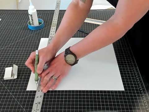 Paper cutting and xacto knife basics