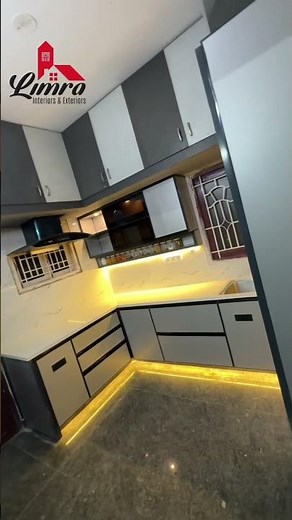 Aluminium Modular Kitchen Full Transformation | Limra Interior | Modern Kitchen Design