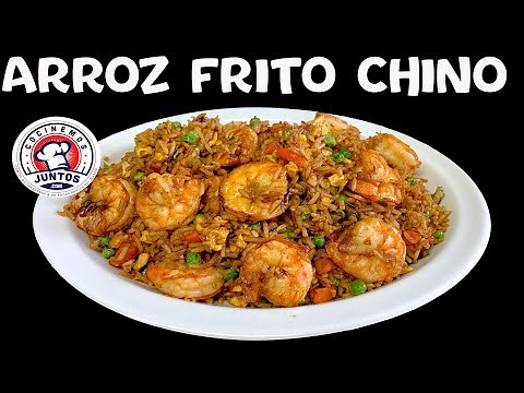 Como cocinar arroz frito chino con camarones/ La receta más fácil