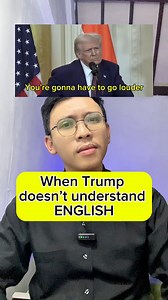 When Trump doesn’t understand English #english #trump #edukasi #bahasainggris #belajar | Nofree Adi