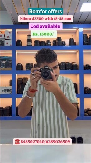 Nikon d3300 18/55 Lens battery charger strip 1 years service warranty #photography #camra #nikon🔥🔥‼️