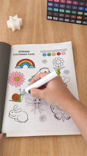 Activity Book for Kids | Spring Coloring Page 2