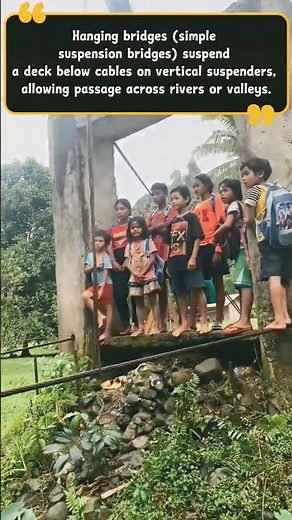 Overcoming a fear of hanging bridges🥸🥸🥸