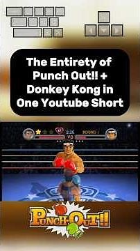 Entirety of Punch Out!! Wii + Donkey Kong in one Youtube Short #punchout #punchoutwii