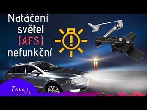 Oprava natáčení světlometů (AFS)! How to fix the AFS! Замена датчика корректора фар Škoda Superb II!