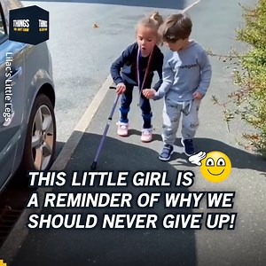 116K views · 1.6K reactions | What a very beautiful and determined little girl! ❤️ Lilac's Little Legs | Things You Don't Know | Facebook