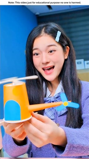 Today I will make a helicopter using a bottle🚁#sorts