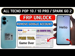 Tecno Pop 10 / Spark Go 2 FRP Remove | Free SamFW Tool 4.9 | One Click Unlock