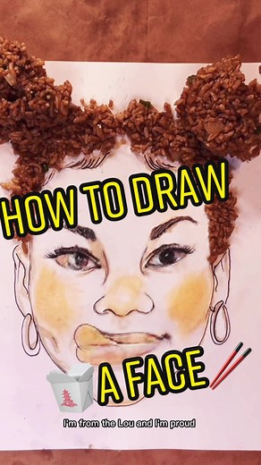 How to Draw a Face Using Soy Sauce Tutorial ft. Nelly