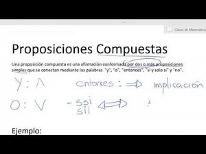 Proposiciones Compuestas y Conectores Lógicos.