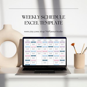 Editable Weekly Schedule Excel Template: Personnel Planner (digital Download) - Etsy