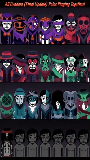 All Evadare (Final Update) Polos Playing Together #shorts #incredibox