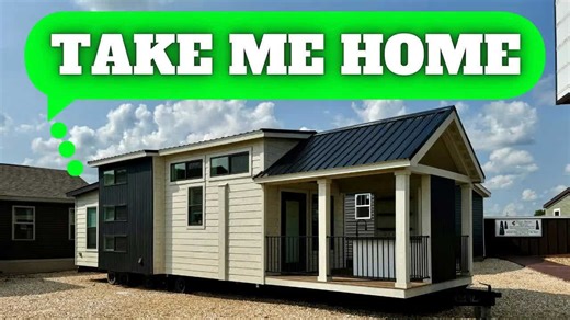 NEVER seen a tiny house/park model with this MANY OPTIONS! Prefab House Tour | Chance's Home World