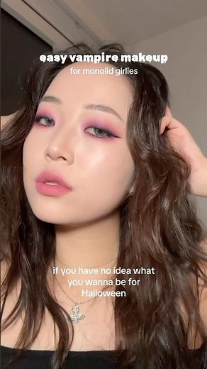 easy vampire makeup for halloween 🧛🏻‍♀️🎃