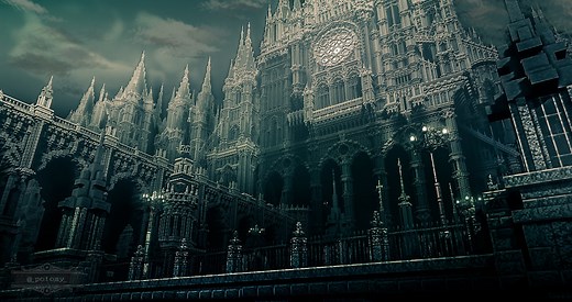 This Bloodborne-inspired map in Minecraft will blow you away