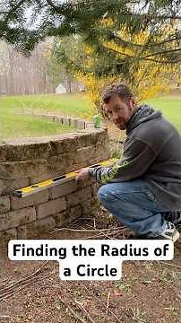 How To Find the Radius of a Circle From Just 2 Measurements