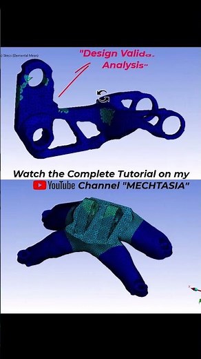Topology optimization Analysis in Ansys #automobile #design #3dprinting #engineering #space #fea