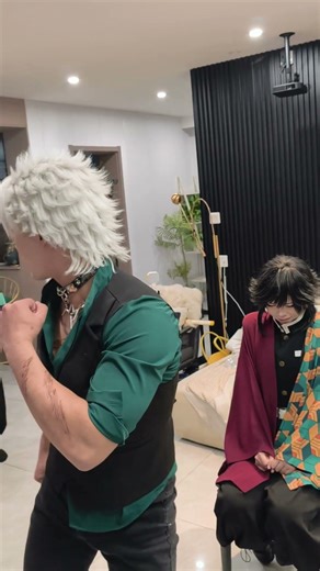 After several practices, finally Sanemi mastered this technique.😼😹 #demonslayer