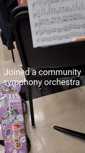 We are sightreading Dvorak's New World Symphony! #mustpractice #violin ##orchestra #orchestrateacher #orchestrakids #stringplayer