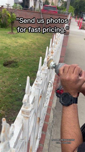 Metal Fence Repair? We service LA, OC and IE. CALL OR TEXT310.365.2082