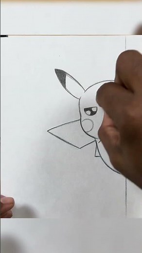 How to draw pikachu step-by-step #drawing #art #pokemonart #pokémon