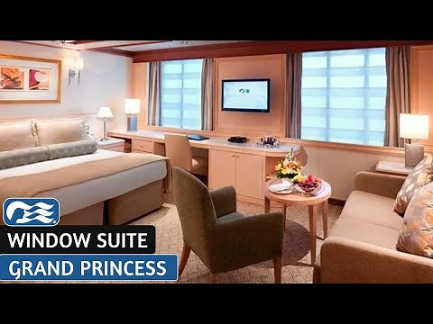 Grand Princess | Window Suite | Full Walkthrough Tour & Review | 4K