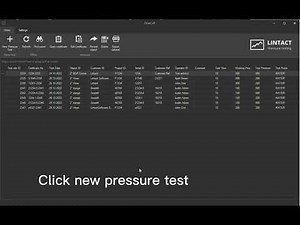 Lintact Pressure Testing - A more efficient way to do Hydrostatic Pressure Testing