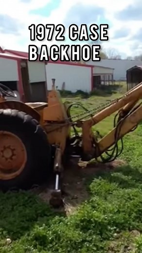 Starting an old backhoe #willitstart #backhoe #diesel #construction #international #case #farmlife