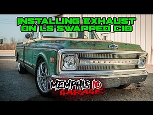 Ls Swapped C10 gets new Exhaust