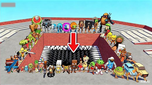 尖刺大坑，让山海经进去试试，盖瑞模组