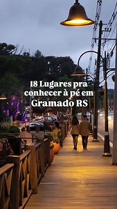Roteiro à pé para fazer no centro de Gramado ❤️ o Natal Luz começa em 3 dias e o que não faltarão são atrações por aqui! Já anot@ esses lugares pra conhecer em uma gostosa caminhada no centro turístico 😍✨️ | Gramado Connect