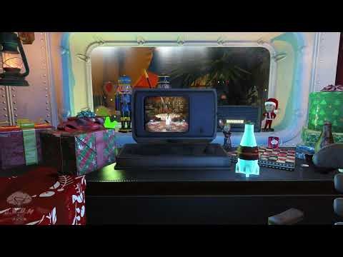 Christmas in the Fallout Wasteland 🎅 Retro Holiday Ads • Shelter Ambience • Rainstorm + Jazz ASMR