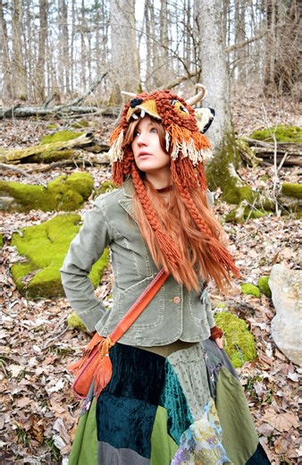 Crochet Forest Guide Hat PATTERN: Fox Antler Costume (PDF Pattern) - Etsy