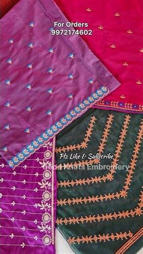 Computer work blouse designs #blousework #goodknotsembroidery #embroideryblouse