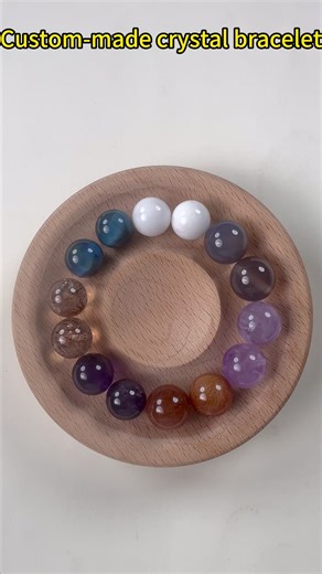 Comfortable crystal bracelet | relaxing ASMR #Crystal #Bracelet #Handmade #HandmadeJewelry #ASMR
