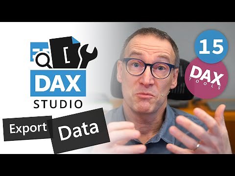 DAX Tools - DAX Studio 15 – Export data